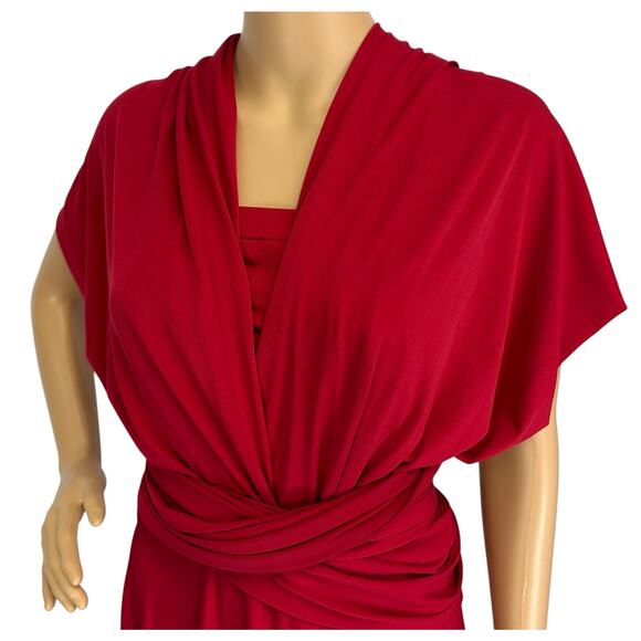 NWT Ashley Stewart 10 Way Infinity Dress Red Plus Size 1X - Picture 8 of 11